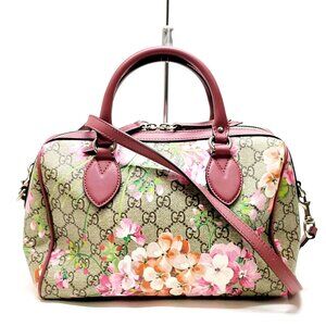 Gucci Hand Bag Brown PVC 750-060225